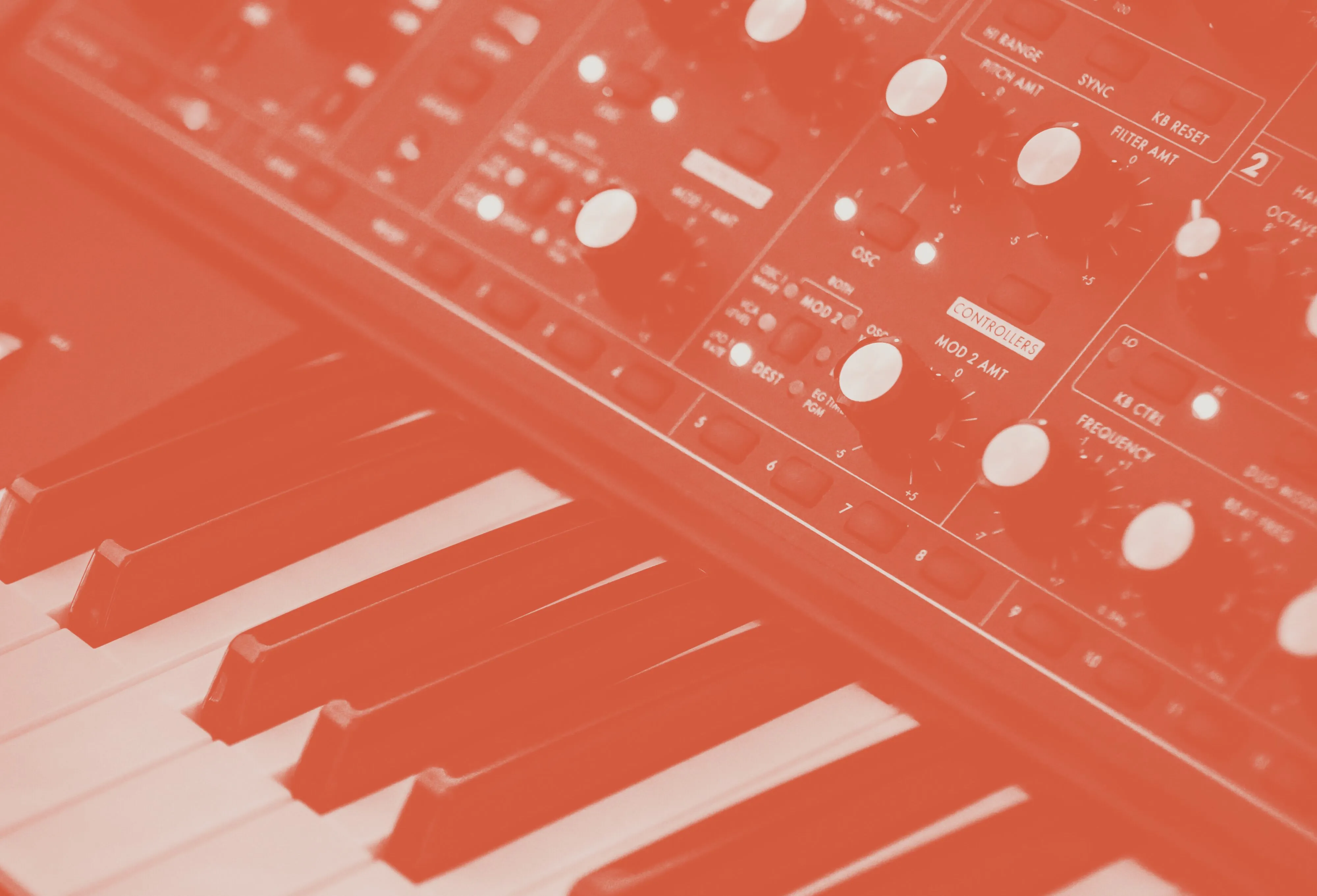 Moog Sub 37 synthesizer used for bass, leads, and analog sound design in our Kingston, Ontario recording studio